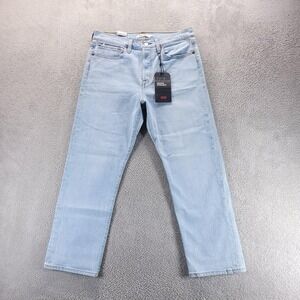 Levis Jeans Womens 30 Blue Wedgie Straight High Rise Crop Light Wash Denim